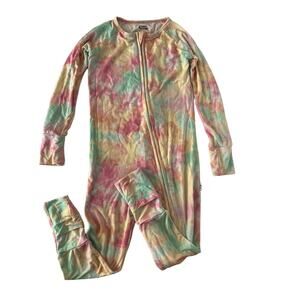 Dream Big Little Co Bamboo Rainbow Clouds Romper